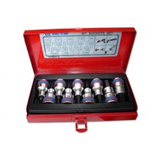 1/2" Bộ đầu tuýp lục giác 9 chi tiết Kingtony 4109PR